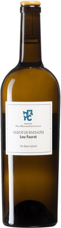 29,95 € Envío gratis | Vino Blanco Meunier-Centernach Lou Faurat A.O.C. Muscat de Rivesaltes Languedoc-Roussillon Francia Moscato Botella 75 cl
