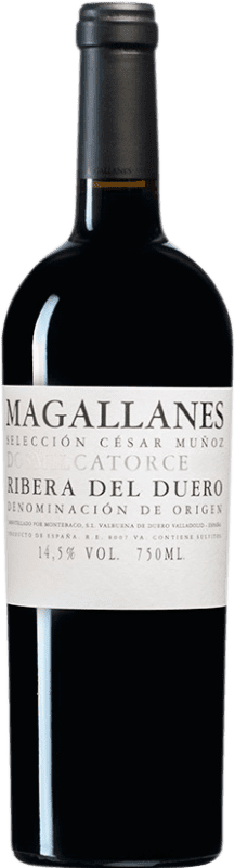 29,95 € Envio grátis | Vinho tinto César Muñoz Magallanes D.O. Ribera del Duero Castela e Leão Espanha Tempranillo Garrafa 75 cl