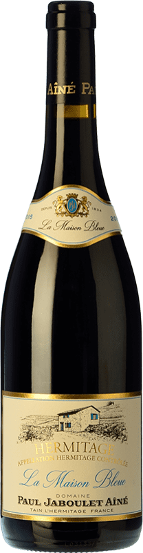 85,95 € 免费送货 | 红酒 Paul Jaboulet Aîné Maison Bleue A.O.C. Hermitage 罗纳 法国 Syrah 瓶子 75 cl