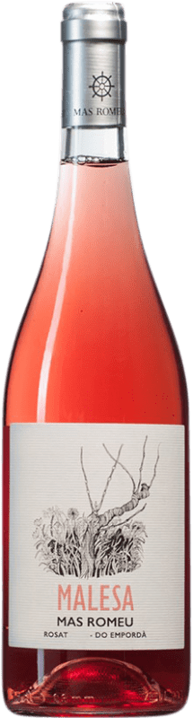 12,95 € Spedizione Gratuita | Vino rosato Mas Romeu Malesa Rosat D.O. Empordà Catalogna Spagna Grenache Bottiglia 75 cl