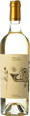 12,95 € Envío gratis | Vino blanco Torelló Malvarel·lo D.O. Penedès Cataluña España Botella 75 cl