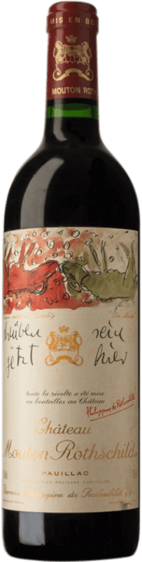 799,95 € Spedizione Gratuita | Vino Rosso Château Mouton-Rothschild 1989 A.O.C. Pauillac bordò Francia Merlot, Cabernet Sauvignon, Cabernet Franc 75 cl