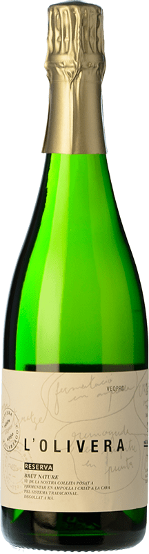 19,95 € Envio grátis | Espumante Branco L'Olivera Brut Nature — Bruto Natural Reserva D.O. Costers del Segre Espanha Macabeo, Parellada 75 cl