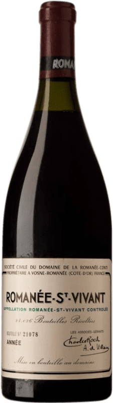 3 958,95 € Free Shipping | Red wine Romanée-Conti 1990 A.O.C. Romanée-Saint-Vivant Burgundy France Pinot Black Bottle 75 cl
