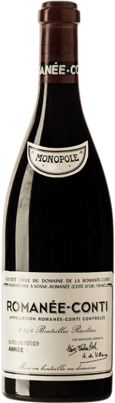 14 547,95 € 送料無料 | 赤ワイン Romanée-Conti A.O.C. Côte de Nuits ブルゴーニュ フランス Pinot Noir — ピノ・ノワール Eco — エコ ビオ オーガニック 75 cl