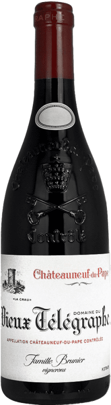 131,95 € Envoi gratuit | Vin rouge Vieux Télégraphe A.O.C. Châteauneuf-du-Pape France Syrah, Grenache, Mourvèdre Bouteille 75 cl