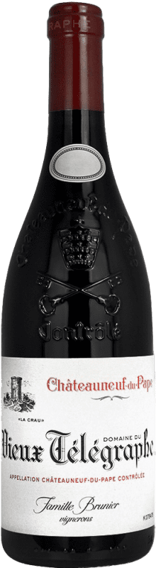 131,95 € Бесплатная доставка | Красное вино Vieux Télégraphe A.O.C. Châteauneuf-du-Pape Франция Syrah, Grenache, Mourvèdre бутылка 75 cl