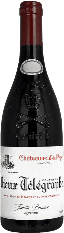 129,95 € Free Shipping | Red wine Vieux Télégraphe A.O.C. Châteauneuf-du-Pape France Syrah, Grenache, Mourvèdre Bottle 75 cl