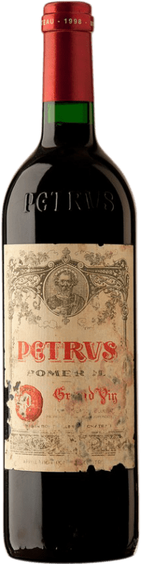 3 267,95 € Envío gratis | Vino tinto Château Petrus 1998 A.O.C. Pomerol Burdeos Francia Merlot, Cabernet Franc Botella 75 cl