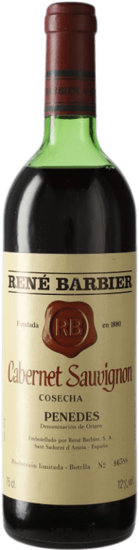 11,95 € Free Shipping | Red wine René Barbier D.O. Penedès Catalonia Spain Cabernet Sauvignon Bottle 75 cl