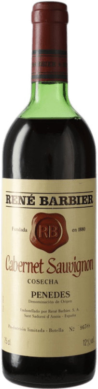 10,95 € Envoi gratuit | Vin Rouge René Barbier D.O. Penedès Catalogne Espagne Cabernet Sauvignon 75 cl
