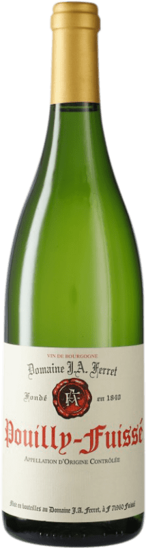 63,95 € 免费送货 | 白酒 J.A. Ferret A.O.C. Pouilly-Fuissé 勃艮第 法国 Chardonnay 瓶子 75 cl