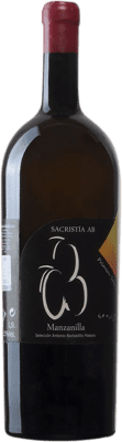 109,95 € Spedizione Gratuita | Vino fortificato Sacristía AB D.O. Manzanilla-Sanlúcar de Barrameda Sanlúcar de Barrameda Spagna Palomino Fino Bottiglia Magnum 1,5 L