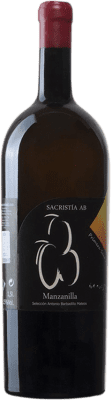 106,95 € Envío gratis | Vino generoso Sacristía AB D.O. Manzanilla-Sanlúcar de Barrameda Sanlúcar de Barrameda España Palomino Fino Botella Magnum 1,5 L