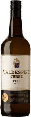 10,95 € Kostenloser Versand | Verstärkter Wein Valdespino Trocken D.O. Jerez-Xérès-Sherry Andalusien Spanien Palomino Fino Flasche 1 L