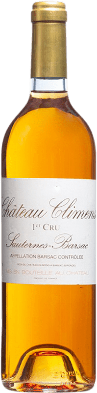 397,95 € Free Shipping | White wine Château de Climens 1989 A.O.C. Sauternes Bordeaux France Sémillon Bottle 75 cl