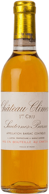 149,95 € Envio grátis | Vinho branco Château de Climens 1978 A.O.C. Barsac Bordeaux França Sémillon Meia Garrafa 37 cl