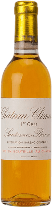 149,95 € Envío gratis | Vino Blanco Château de Climens 1978 A.O.C. Barsac Burdeos Francia Sémillon Eco — Ecológico Media Botella 37 cl
