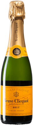 41,95 € Kostenloser Versand | Weißer Sekt Veuve Clicquot Brut Große Reserve A.O.C. Champagne Champagner Frankreich Pinot Schwarz, Chardonnay, Pinot Meunier Halbe Flasche 37 cl