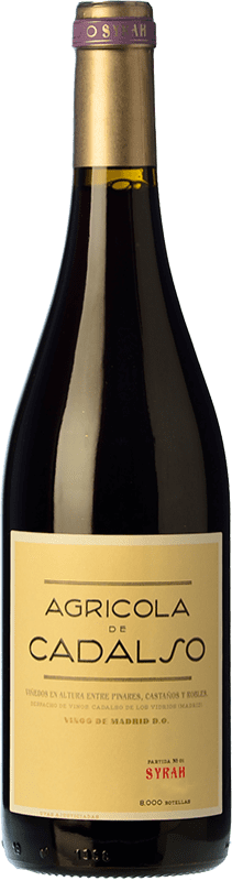 13,95 € Kostenloser Versand | Rotwein Cadalso D.O. Vinos de Madrid Gemeinschaft von Madrid Spanien Syrah 75 cl