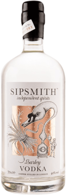 29,95 € Envio grátis | Vodca Sipsmith Reino Unido Garrafa 70 cl