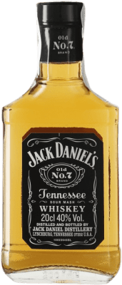 11,95 € Бесплатная доставка | Виски Бурбон Jack Daniel's Old No.7 Теннесси Соединенные Штаты Маленькая бутылка 20 cl