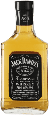 10,95 € 送料無料 | バーボンウイスキー Jack Daniel's Old Nº 7 テネシー州 アメリカ 小瓶 20 cl