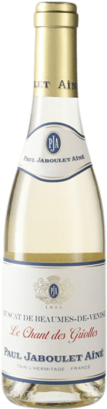 19,95 € Envío gratis | Vino blanco Paul Jaboulet Aîné A.O.C. Beaumes de Venise Francia Moscato Media Botella 37 cl