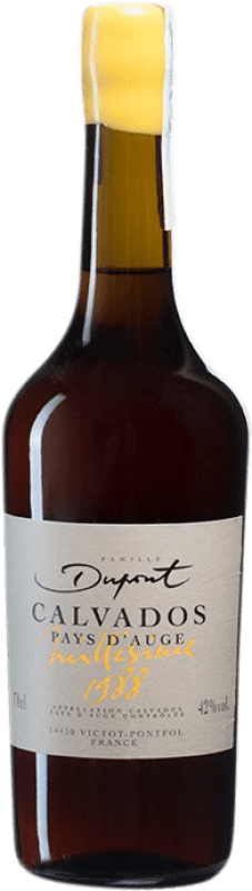 169,95 € Kostenloser Versand | Calvados Dupont I.G.P. Calvados Pays d'Auge Frankreich Flasche 70 cl