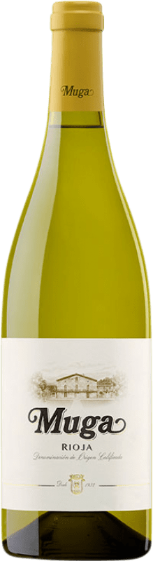 15,95 € Envío gratis | Vino Blanco Muga D.O.Ca. Rioja España Garnacha, Viura, Malvasía Botella 75 cl