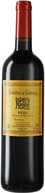 55,95 € Envío gratis | Vino tinto Remírez de Ganuza Reserva D.O.Ca. Rioja España Botella 75 cl