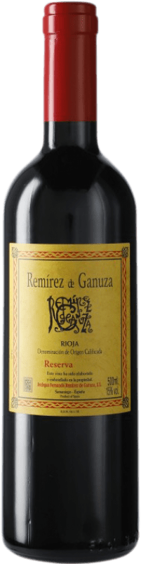 36,95 € Free Shipping | Red wine Remírez de Ganuza Reserve D.O.Ca. Rioja Spain Tempranillo, Graciano, Viura, Malvasía Medium Bottle 50 cl