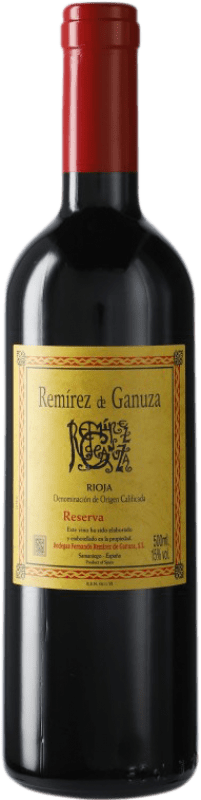 38,95 € Envoi gratuit | Vin rouge Remírez de Ganuza Réserve D.O.Ca. Rioja Espagne Tempranillo, Graciano, Viura, Malvasía Bouteille Medium 50 cl