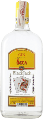 9,95 € Envio grátis | Gin Black Jack Reino Unido Garrafa 70 cl