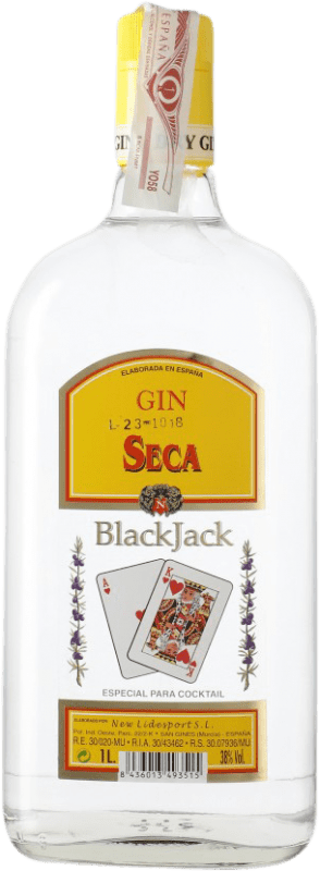 9,95 € Envio grátis | Gin Black Jack Reino Unido Garrafa 70 cl