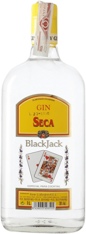 9,95 € Envío gratis | Ginebra Black Jack Reino Unido Botella 70 cl