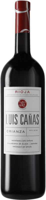 31,95 € Kostenloser Versand | Rotwein Luis Cañas Alterung D.O.Ca. Rioja Spanien Tempranillo, Graciano Magnum-Flasche 1,5 L