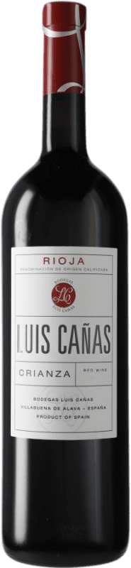 34,95 € Kostenloser Versand | Rotwein Luis Cañas Alterung D.O.Ca. Rioja Spanien Tempranillo, Graciano Magnum-Flasche 1,5 L