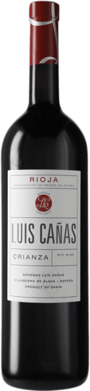 31,95 € Spedizione Gratuita | Vino rosso Luis Cañas Crianza D.O.Ca. Rioja Spagna Tempranillo, Graciano Bottiglia Magnum 1,5 L