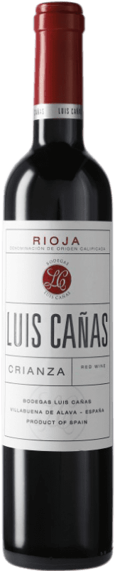 13,95 € Free Shipping | Red wine Luis Cañas Aged D.O.Ca. Rioja Spain Tempranillo, Graciano Medium Bottle 50 cl