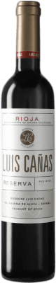 18,95 € Бесплатная доставка | Красное вино Luis Cañas Резерв D.O.Ca. Rioja Испания Tempranillo, Graciano бутылка Medium 50 cl
