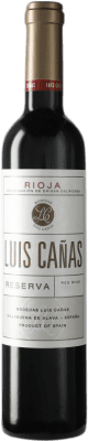19,95 € Free Shipping | Red Wine Luis Cañas Reserve — Aged D.O.Ca. Rioja Spain Tempranillo, Graciano Medium Bottle 50 cl