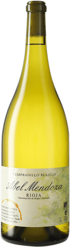 53,95 € Free Shipping | White Wine Abel Mendoza D.O.Ca. Rioja Spain Tempranillo Magnum Bottle 1,5 L
