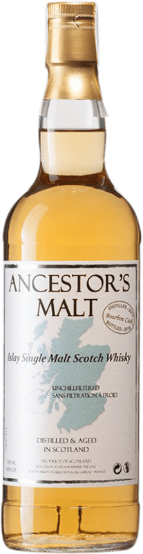 43,95 € Envio grátis | Whisky Single Malt Ancestor's Islay Reino Unido Garrafa 70 cl