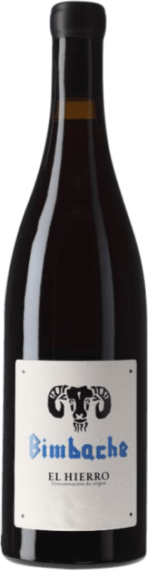 39,95 € Kostenloser Versand | Rotwein Bimbache D.O. El Hierro Kanarische Inseln Spanien Listán Schwarz Flasche 75 cl