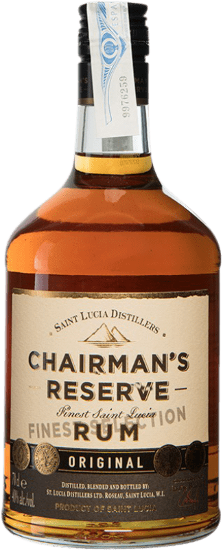 22,95 € Бесплатная доставка | Ром Saint Lucia Distillers Chairman's Резерв Санкт-Люсия бутылка 70 cl