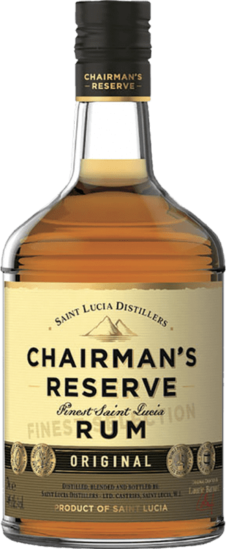 32,95 € Envio grátis | Rum Saint Lucia Distillers Chairman's Reserva Santa Lúcia Garrafa 70 cl