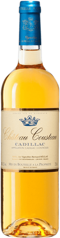12,95 € Бесплатная доставка | Белое вино Château Cousteau A.O.C. Cadillac Бордо Франция Sémillon бутылка 75 cl