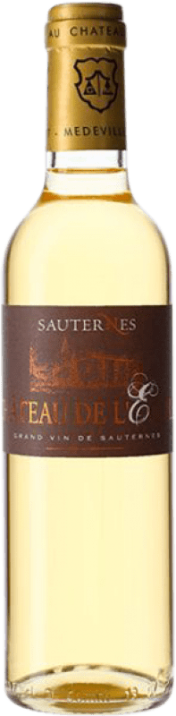 17,95 € Envio grátis | Vinho branco Château de l'École A.O.C. Bordeaux Bordeaux França Sauvignon Branca, Sémillon, Muscadelle Meia Garrafa 37 cl