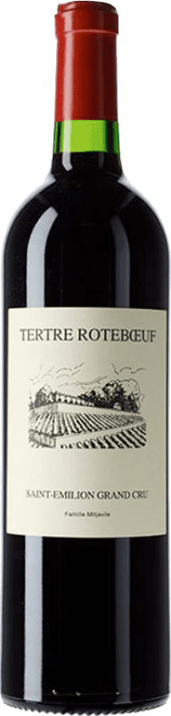 316,95 € 免费送货 | 红酒 Château Le Tertre-Roteboeuf A.O.C. Saint-Émilion 波尔多 法国 Merlot, Cabernet Franc 瓶子 75 cl